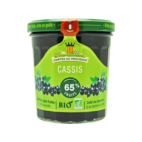 Confiture de cassis bio