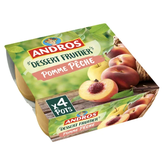 Compote pomme pêche