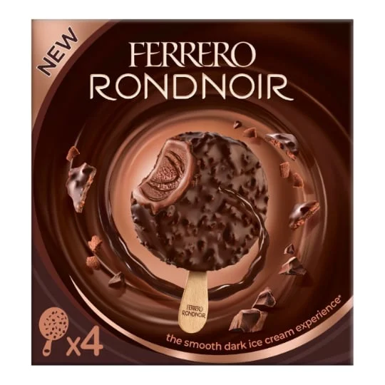 Glace chocolat noir
