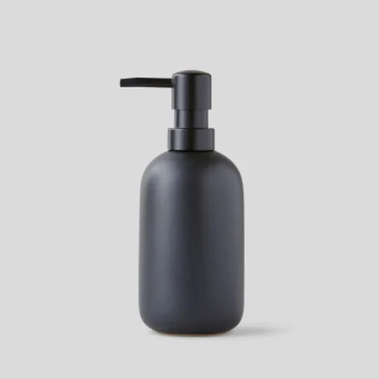 Monoprix Maison Distributeur De Savon En Céramique - Noir