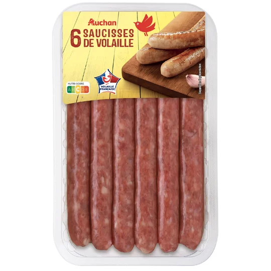 Saucisse de volaille nature