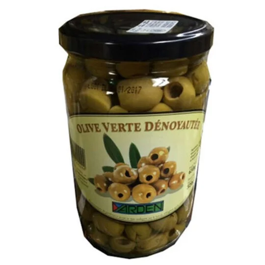 Olive verte dénoyautée