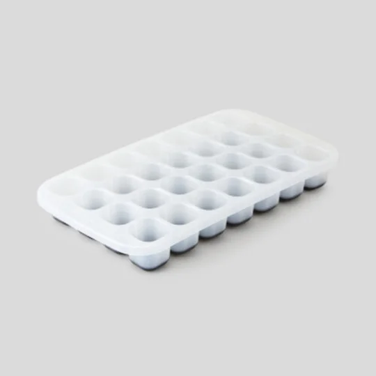 Bac à glaçons en plastique et silicone