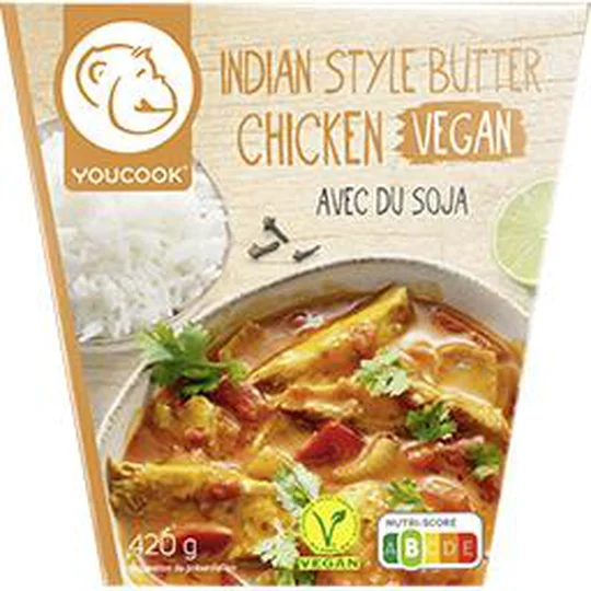 Butter Chicken Vegan Indian Style
