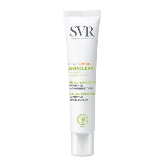 Crème Solaire Matifiante Anti-Imperfections Très Haute Protection 50+ Sebiaclear