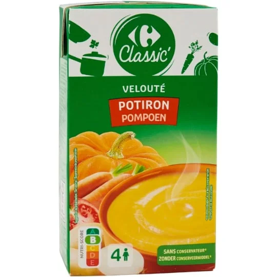 Soupe velouté potiron