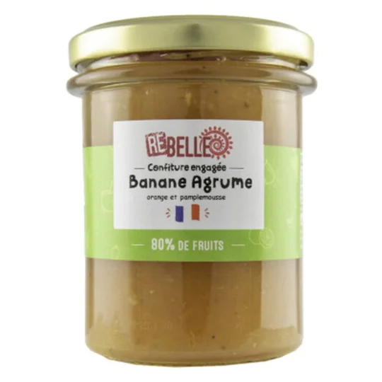 Re-belle Confiture Banane et Agrume