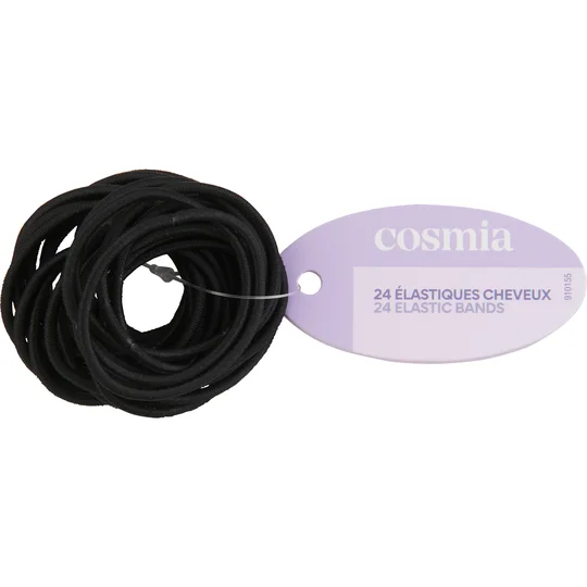 Elastiques cheveux noirs