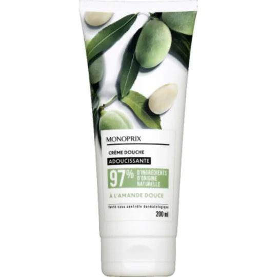 Crème de douche à l amande douce