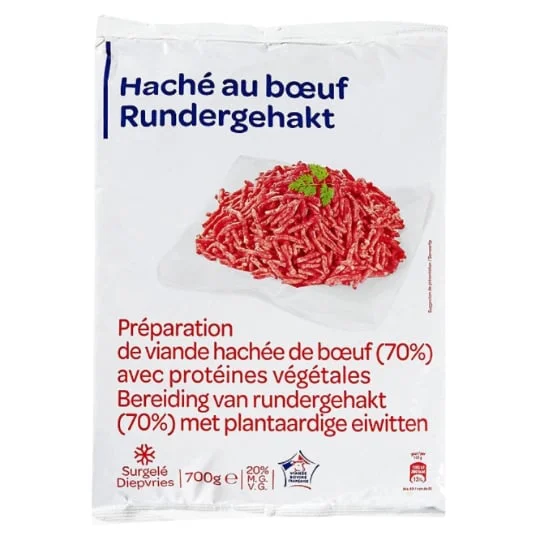 Haché au boeuf 20% MG