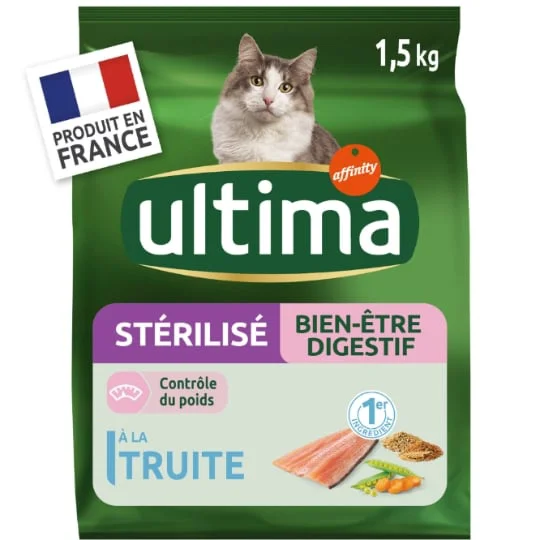 Croquettes pour chat stérilisés sensibles