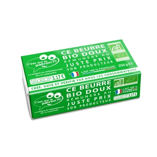 Beurre doux bio