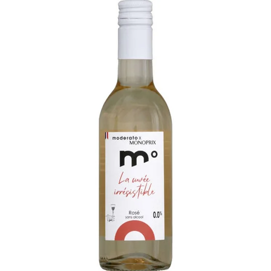 La cuvée Irrésistible Vin Rosé sans Alcool