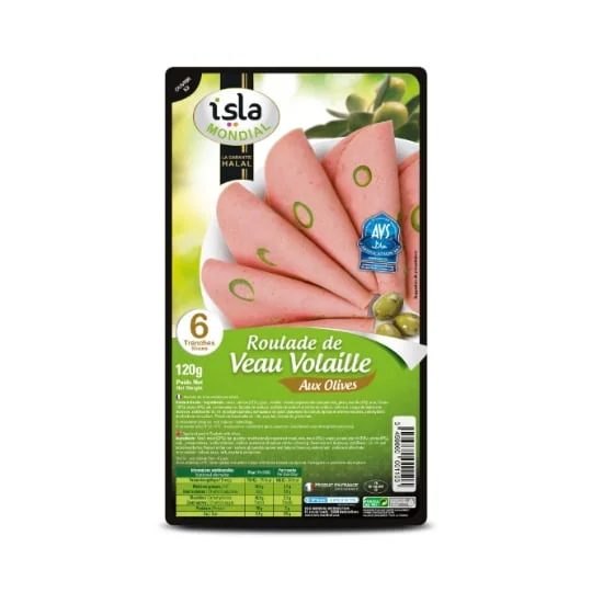 Blanc de poulet aux olives halal