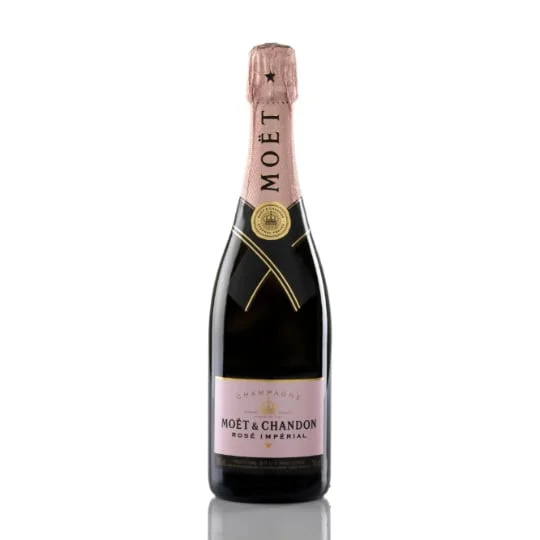 Vin rosé rosé impérial champagne