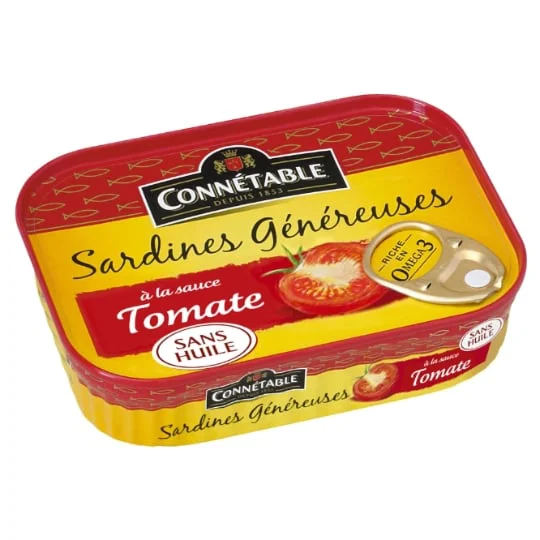 Sardines tomate s/huile