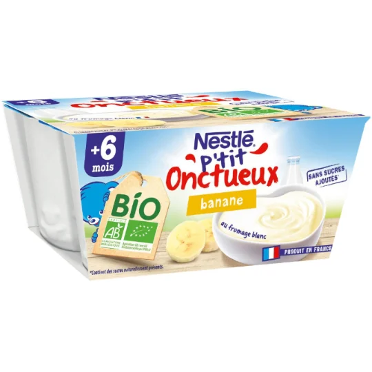 Dessert bébé banane Bio - dès 6 mois