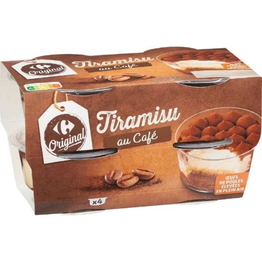Dessert Tiramisu au café