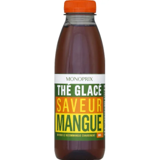 Thé glacé saveur mangue