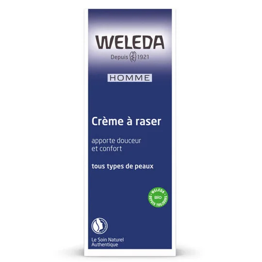 Crème À Raser Bio Peaux Sensibles