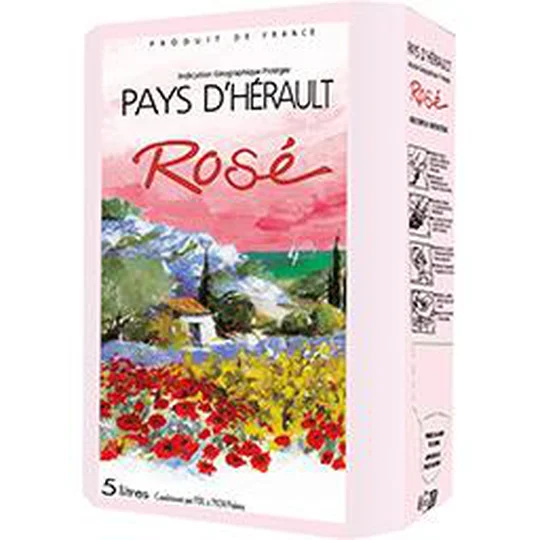 Vin de pays de l'Hérault, vin rosé