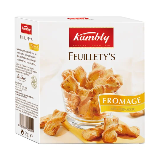 Feuillety's - Biscuits feuilletés au fromage