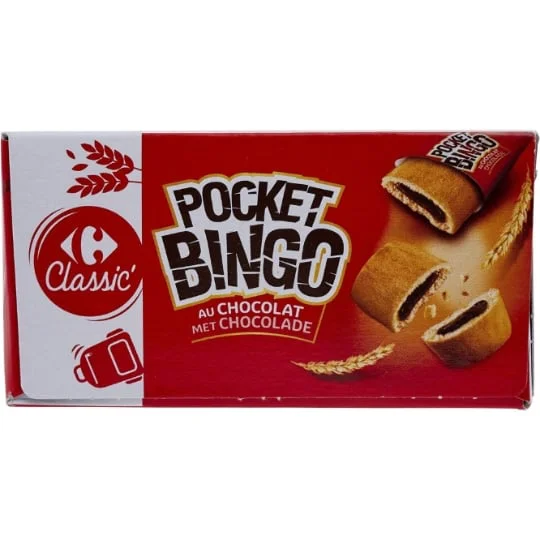 Biscuits Pocket fourrés chocolat