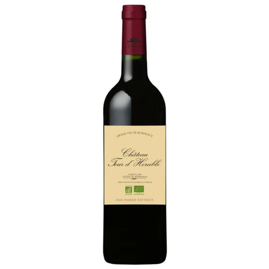 Castillon Côtes de Bordeaux AOP, rouge, bio