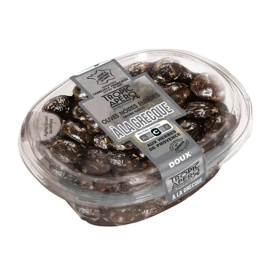 Olives noires entière du Maroc à la grecque