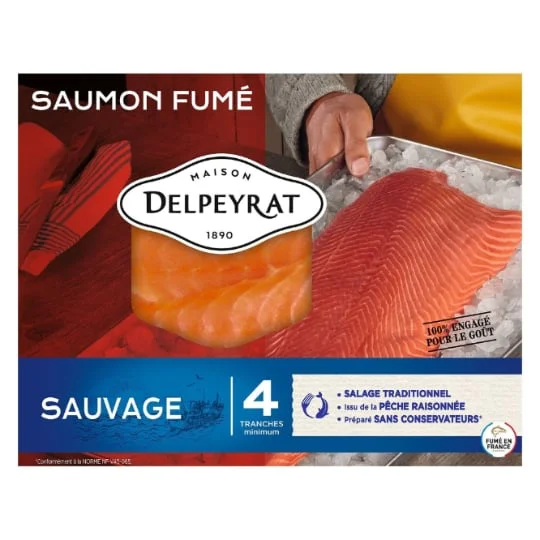 Saumon fumé sauvage