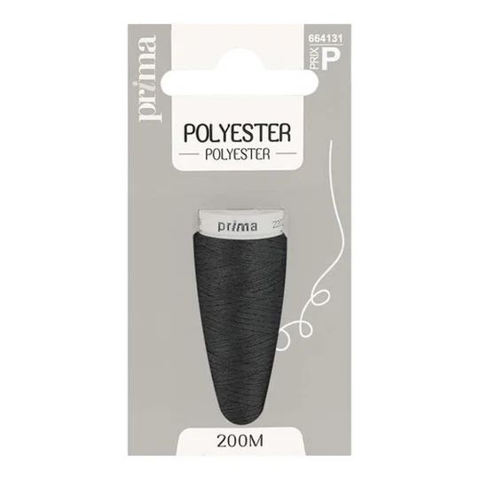 Fil Polyester Anthracite 200m