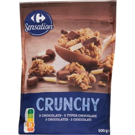 Céréales Crunchy 3 chocolats