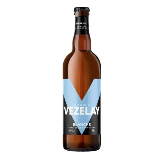 Vezelay bière blanche bio pur malt 4.4% alc.