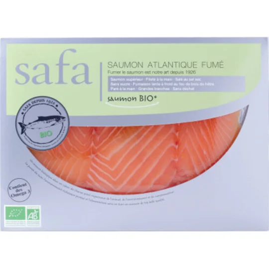 Saumon fumé Atlantique bio