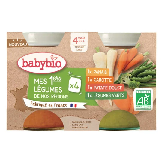 Mes 1ers légumes de nos régions bio