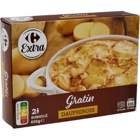 Plat cuisiné gratin dauphinois