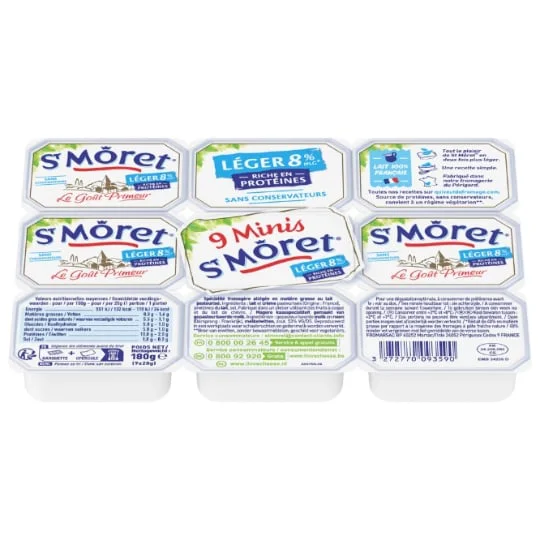 Fromage à Tartiner Léger 8% Mat.Gr.