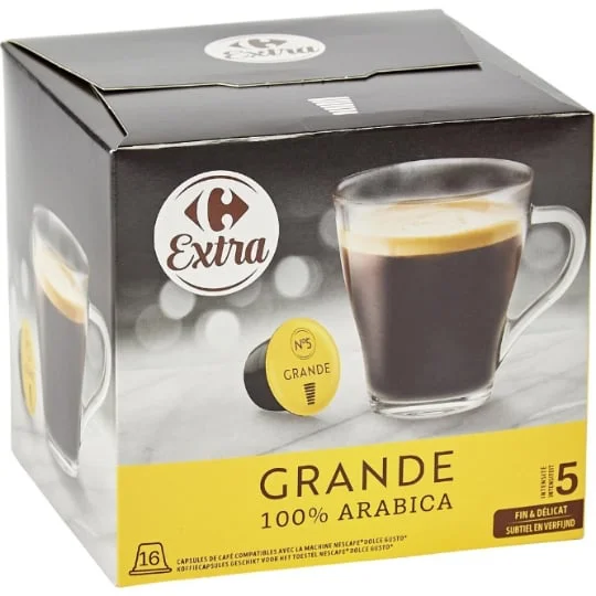 Café en capsules intensité