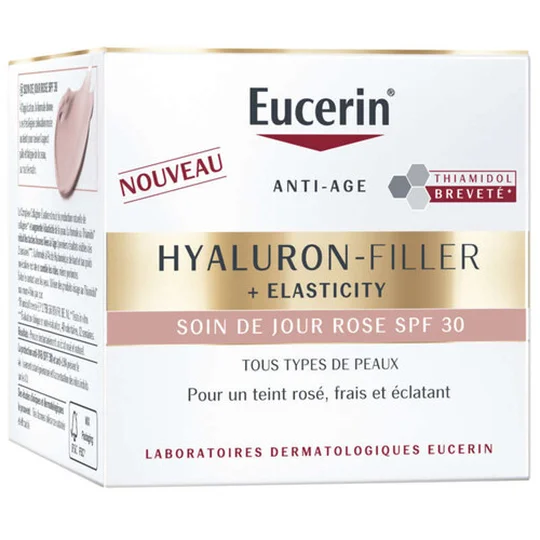 Hyaluron-Filler + Elasticity Soin de Jour Rose SPF30