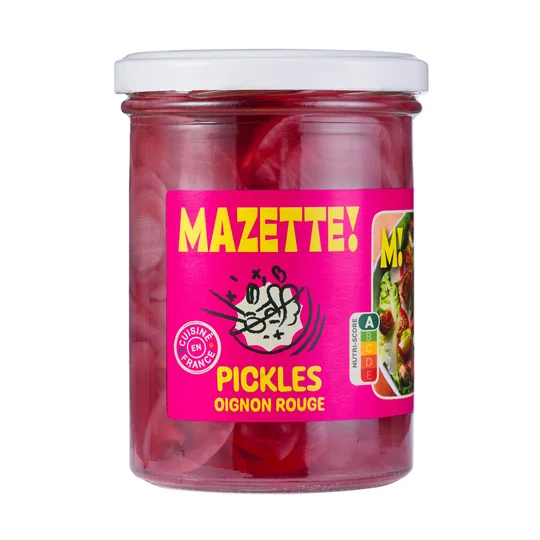 Pickles oignons rouges bio