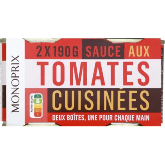 Sauce aux tomates cuisinées