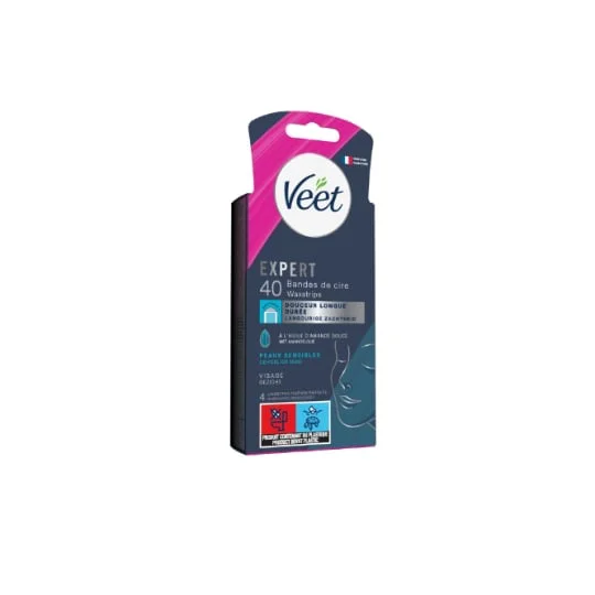 Bande De Cire Froide Visage Peaux Snesibles Expert
