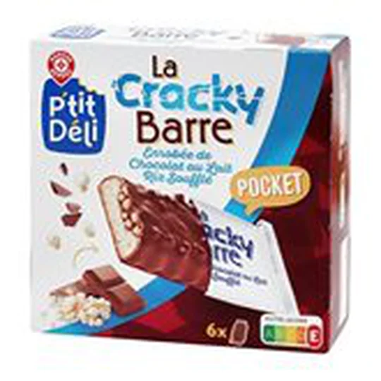 Barre chocolatée Bille de riz