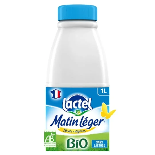 Lait Bio Sans lactose UHT Demi-Ecrémé