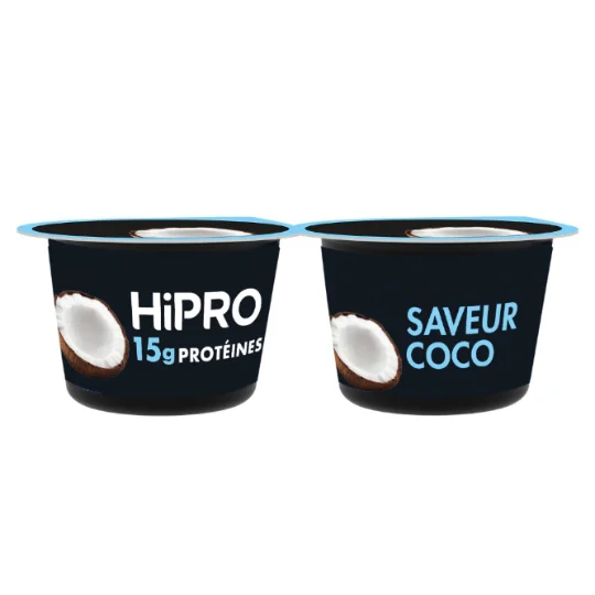 Yaourt coco protéiné 0% MG