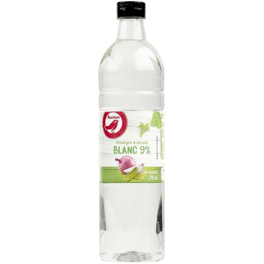 Vinaigre d'alcool blanc 9% d'acidité