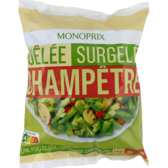Poêlée champêtre, surgelée