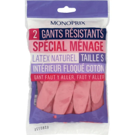 Gants résistants spécial ménage Taille S