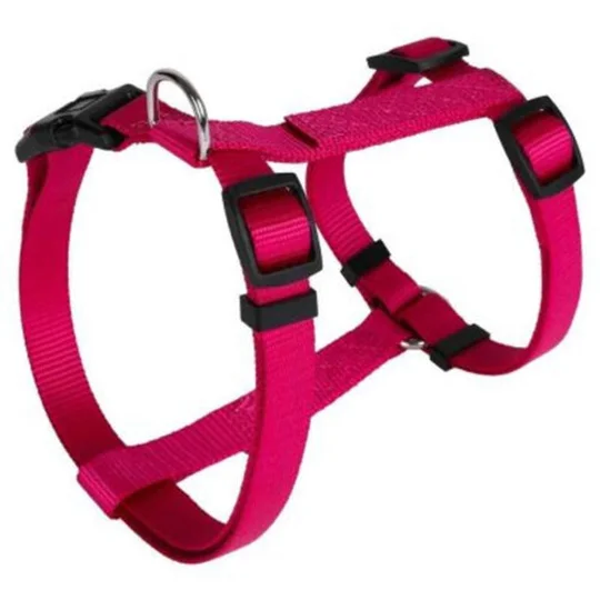 Harnais Basic Fuchsia pour Chien T0 12mm & 32/45cm