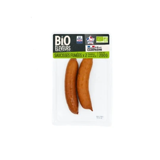 Saucisses fumées Bio